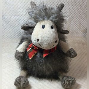 Pier 1 Imports Plush Bolt the Reindeer Fluffy Holiday Stuffed Animal Toy